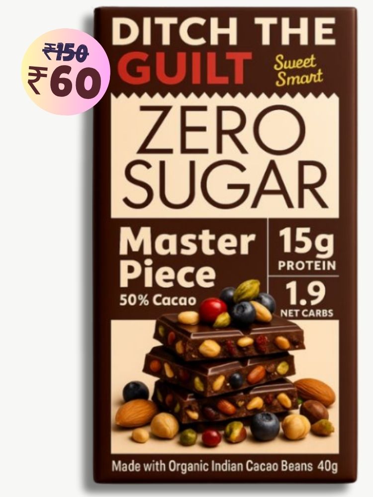 Master Piece • 15g Protein •  Sugar Free Dark Chocolate • 40g