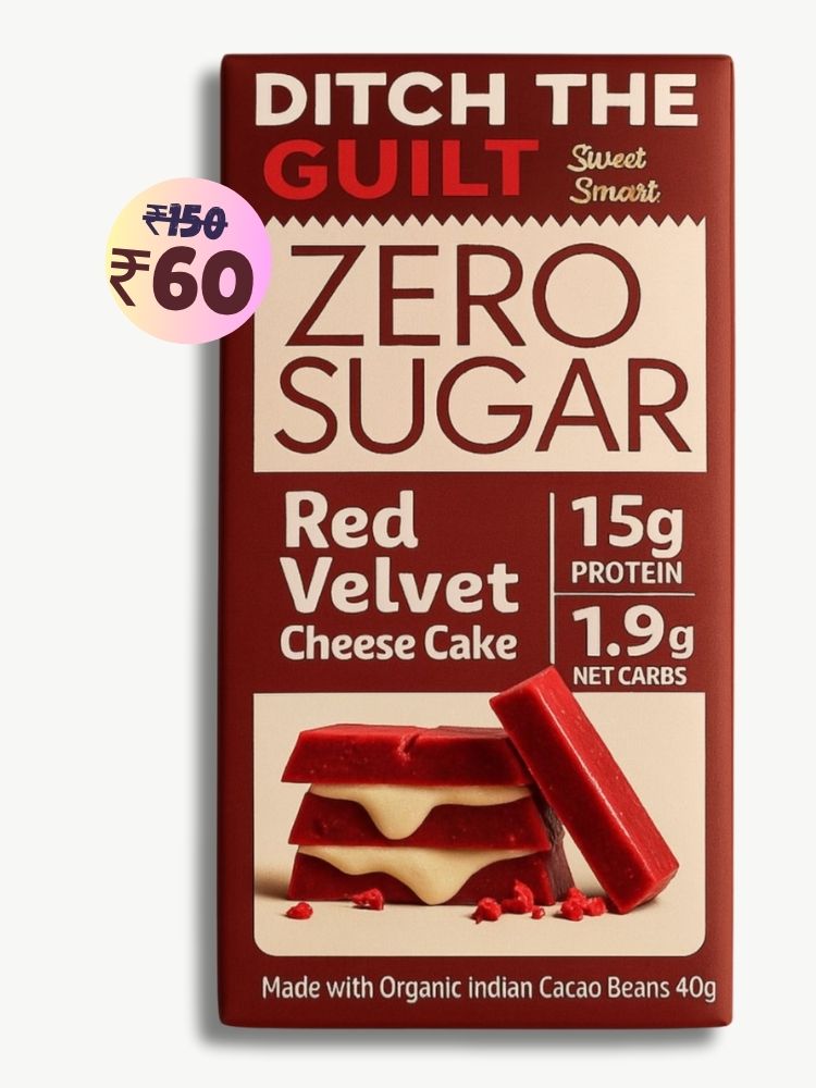 Red Velvet Cheese Cake • 15g Protein •  Sugar Free White Chocolate • 40g