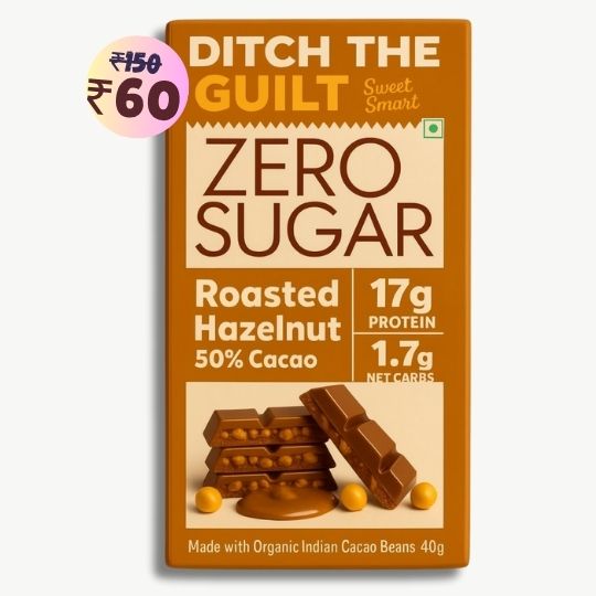 Mighty Hazelnut • 17g Protein • Sugar Free Dark Chocolate • 40g