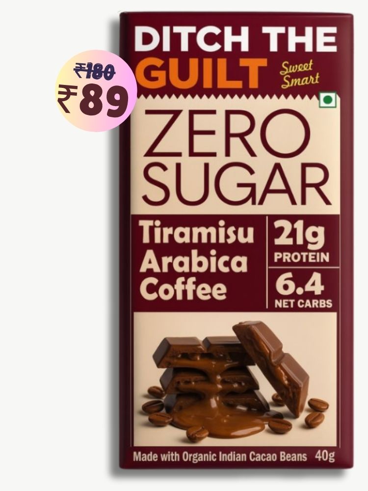 Tiramisu Coffee • 21g Protein • Sugar Free Dark Chocolate • 60g bar