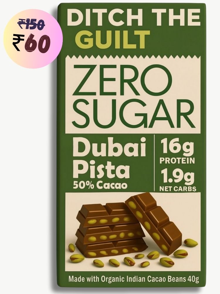 Dubai Pista Kunafa • 16g Protein •  Sugar Free Dark Chocolate • 40g