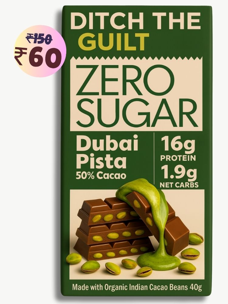 Dubai Pista Kunafa • 17g Protein •  Sugar Free Dark Chocolate • 40g