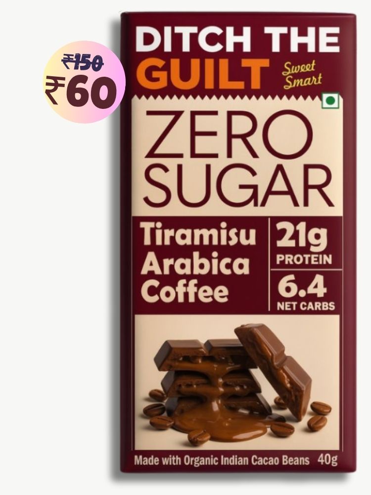 Tiramisu Coffee • 21g Protein • Sugar Free Dark Chocolate • 60g bar