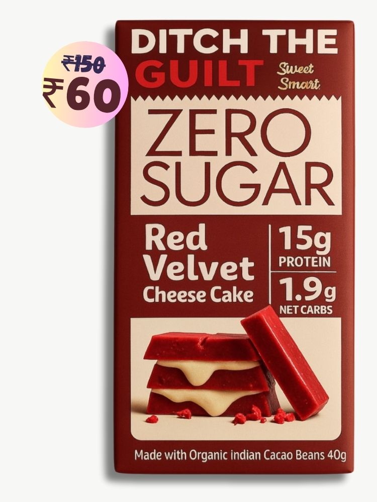 Red Velvet Cheese Cake • 15g Protein •  Sugar Free White Chocolate • 40g