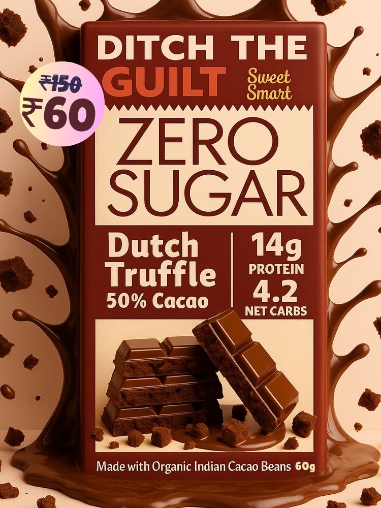 Dutch Truffle • 14g Protein •  Sugar Free Dark Chocolate • 60g