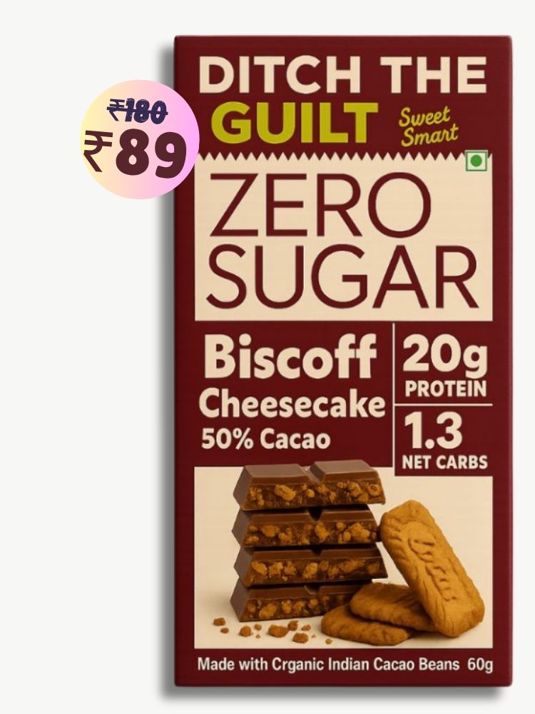 Biscoff Crunchy • 20g Protein • Sugar Free Dark Chocolate • 60g bar