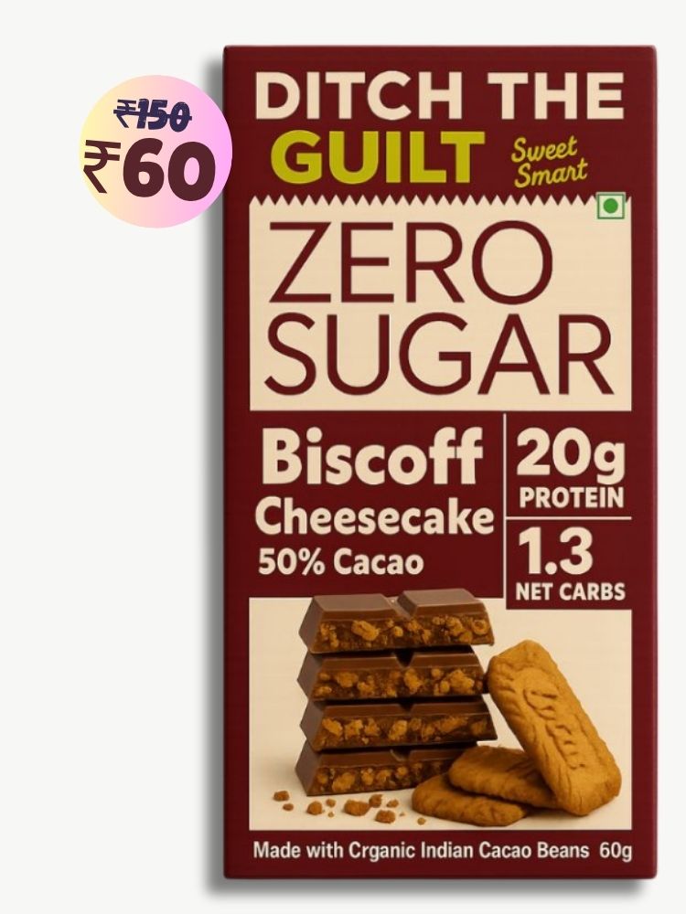 Biscoff Crunchy • 20g Protein • Sugar Free Dark Chocolate • 60g bar