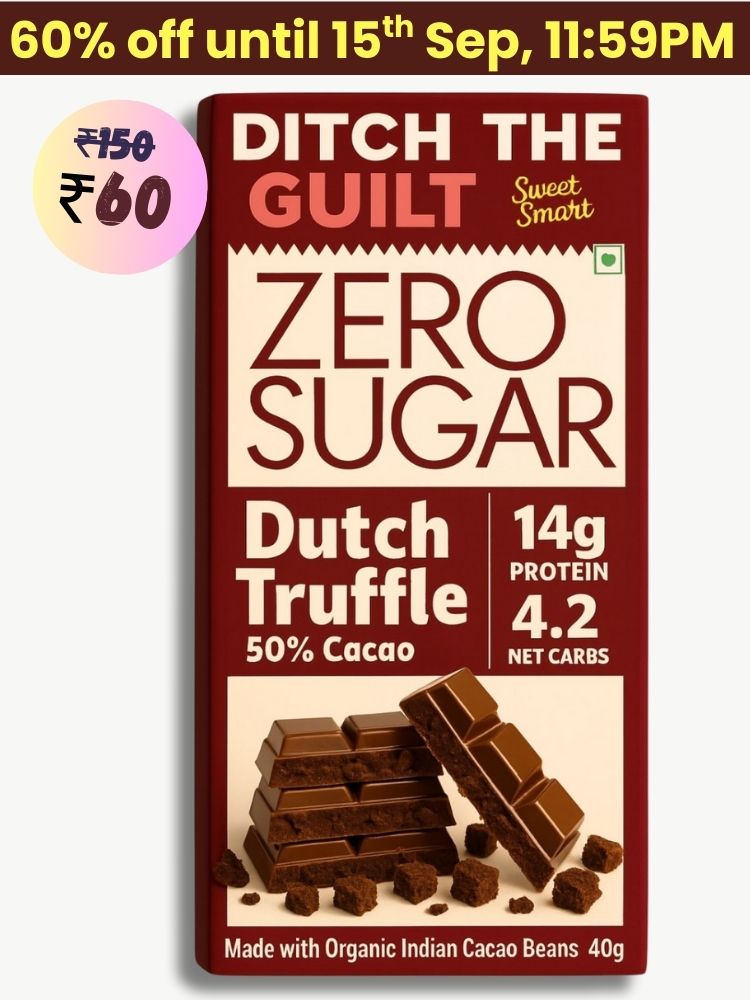 Dutch Truffle  • 14g Protein •  Sugar Free Dark Chocolate • 40g