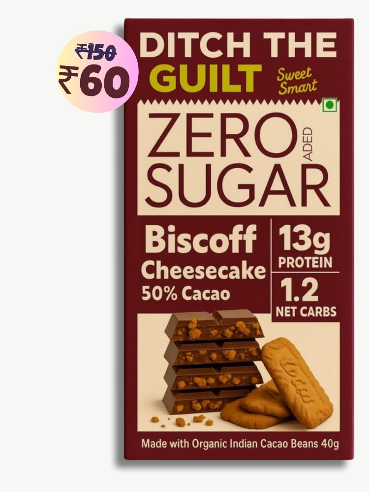 Biscoff Crunchy • 13g Protein •  Sugar Free Dark Chocolate • 40g