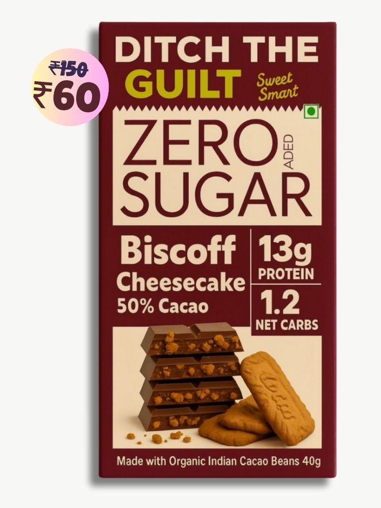 Biscoff Crunchy • 13g Protein •  Sugar Free Dark Chocolate • 40g