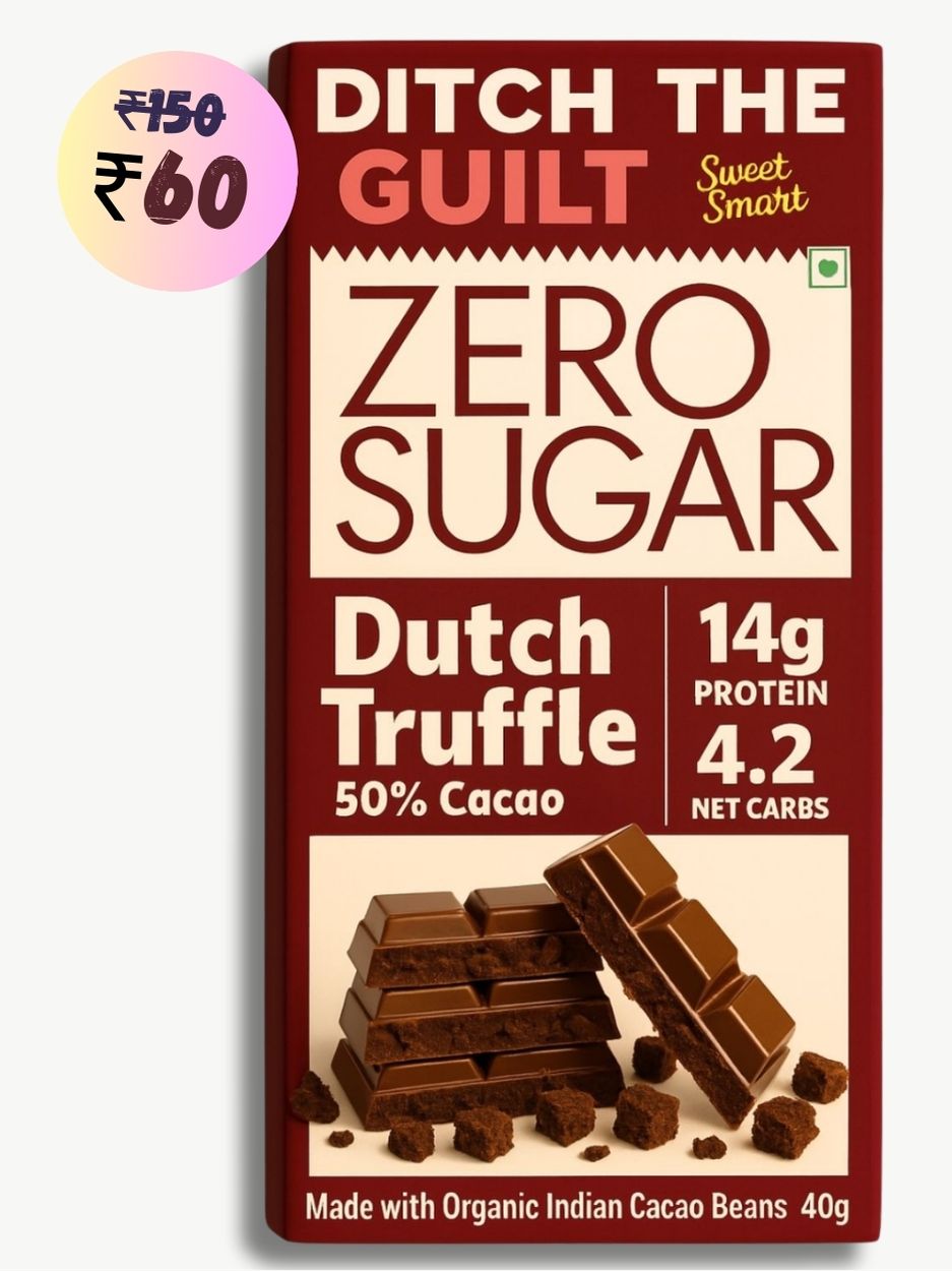 Dutch Truffle  • 14g Protein •  Sugar Free Dark Chocolate • 40g