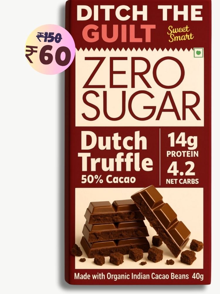 Dutch Truffle • 14g Protein •  Sugar Free Dark Chocolate • 40g