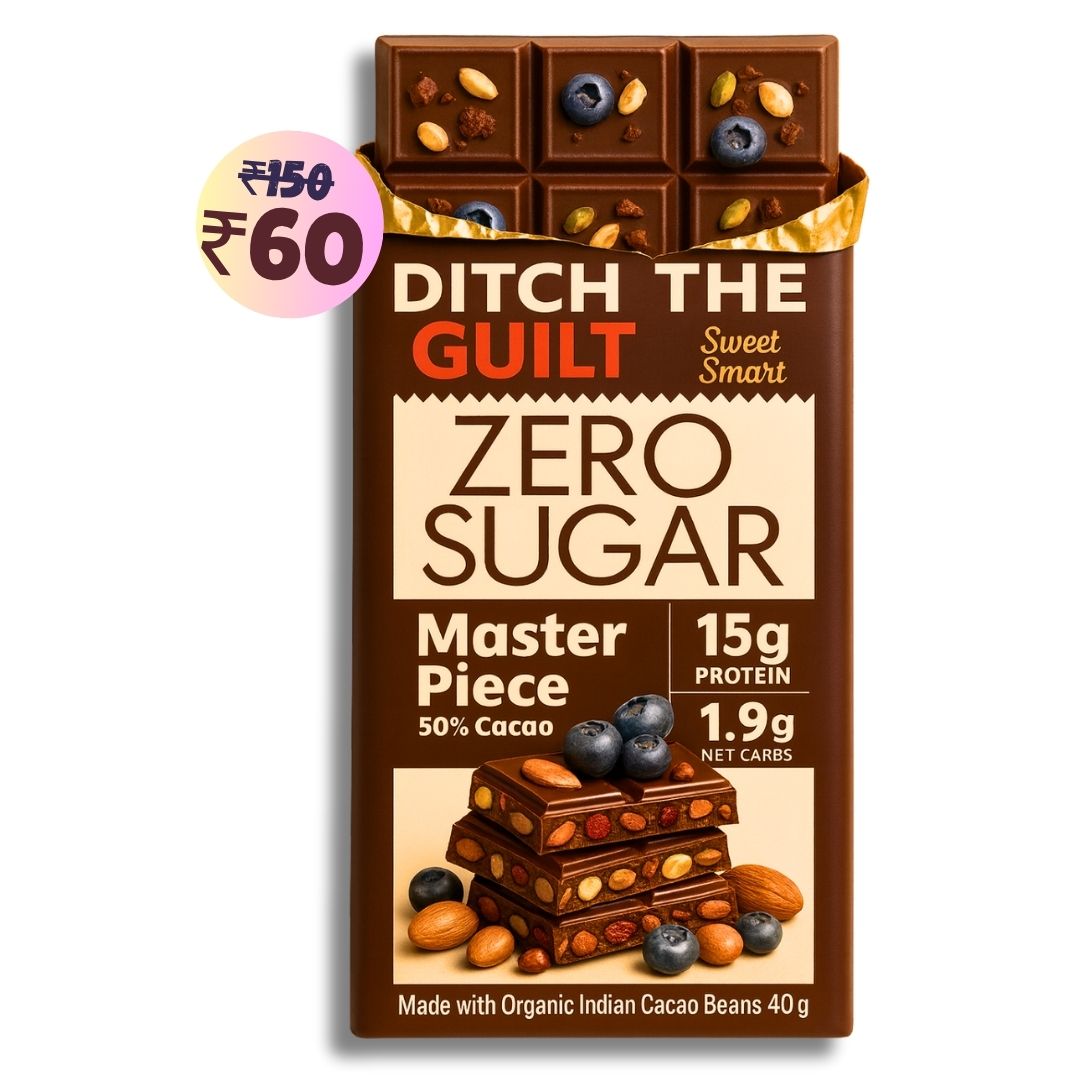 Master Piece • 15g Protein • Sugar Free Dark Chocolate • 40g bar