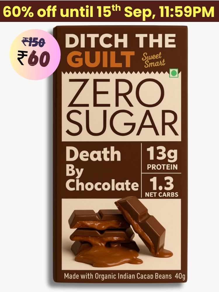 Death By Chocolate • 13g Protein •  Sugar Free Dark Chocolate • 40g