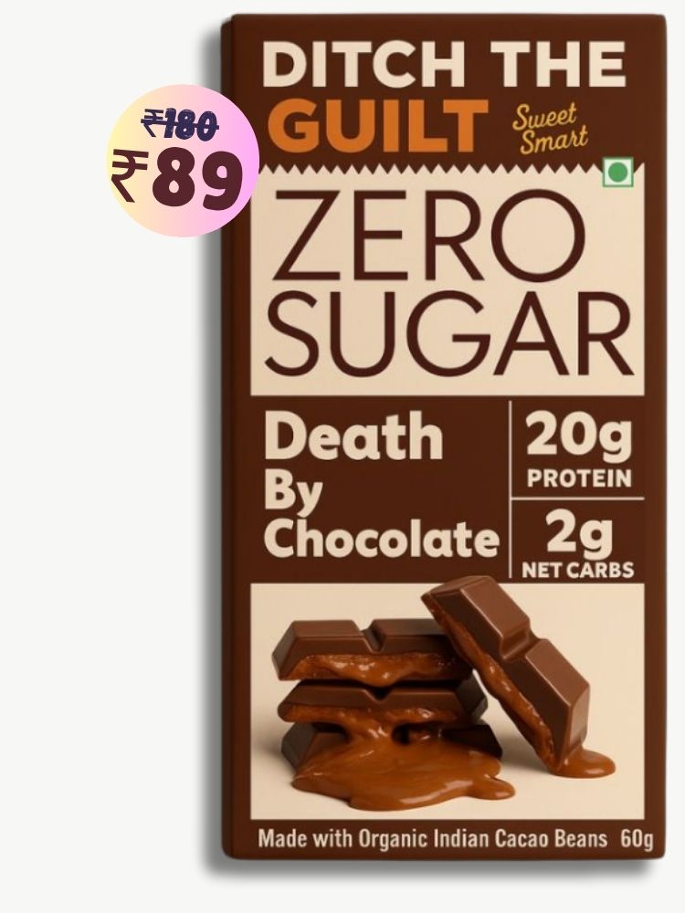 Death By Chocolate • 20g Protein • Sugar Free Dark Chocolate • 60g bar