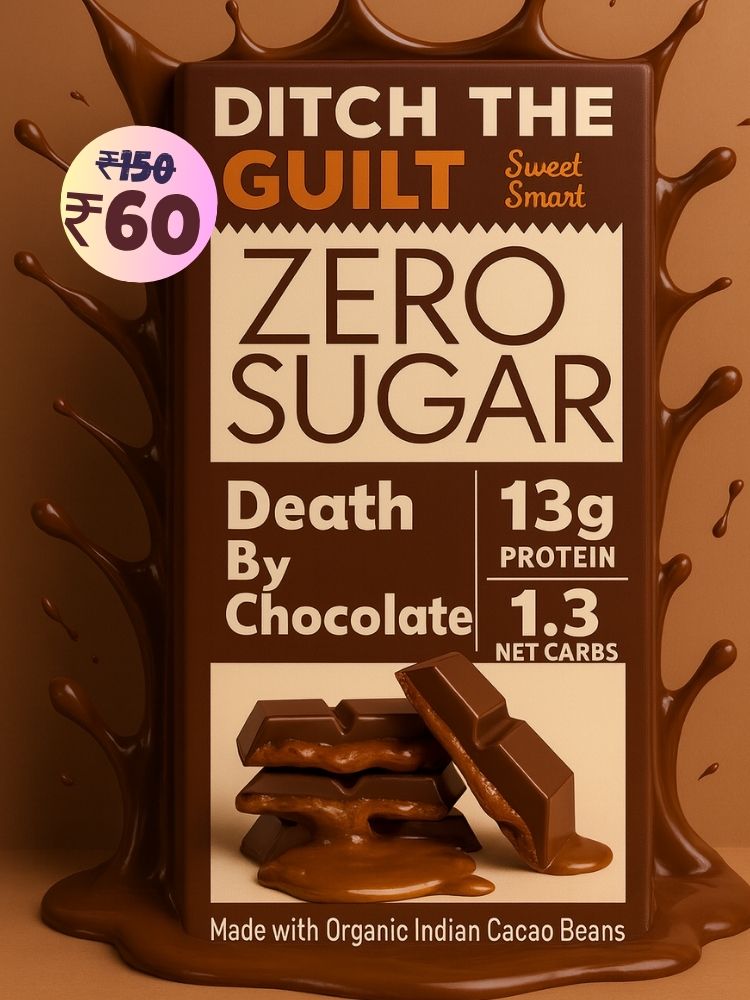 Death By Chocolate • 13g Protein •  Sugar Free Dark Chocolate • 40g