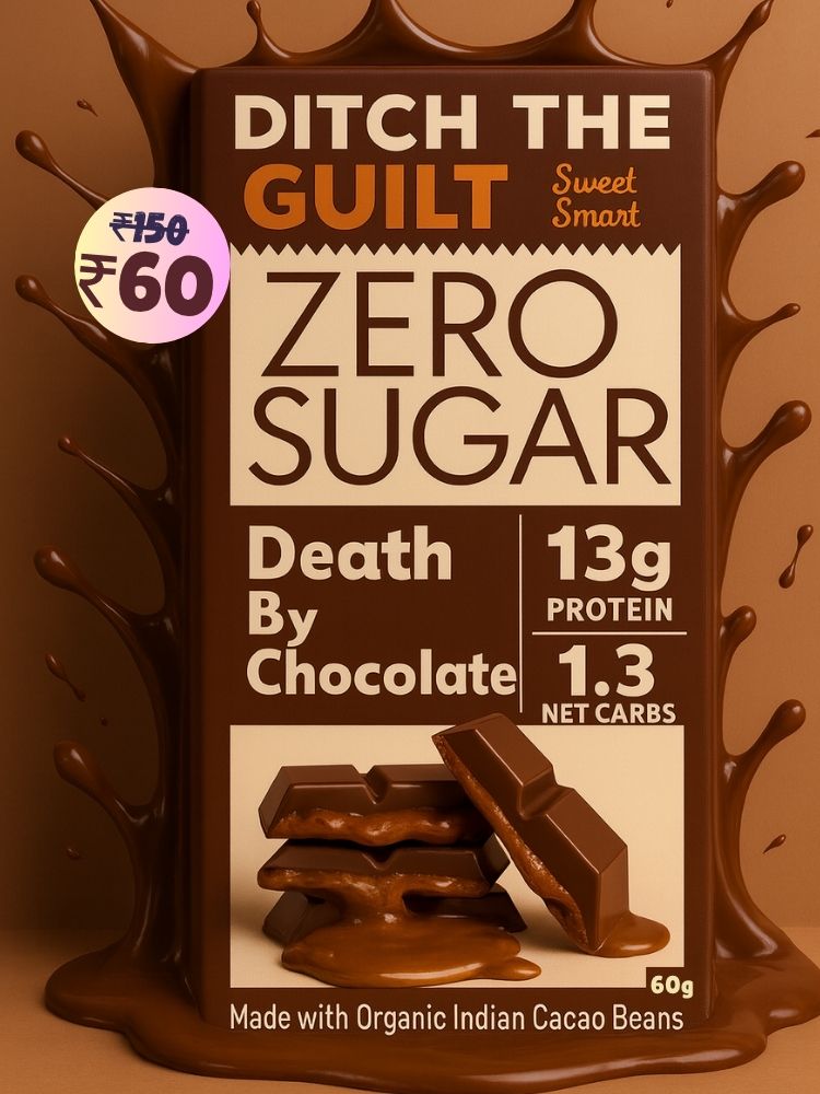 Death By Chocolate • 13g Protein •  Sugar Free Dark Chocolate • 60g