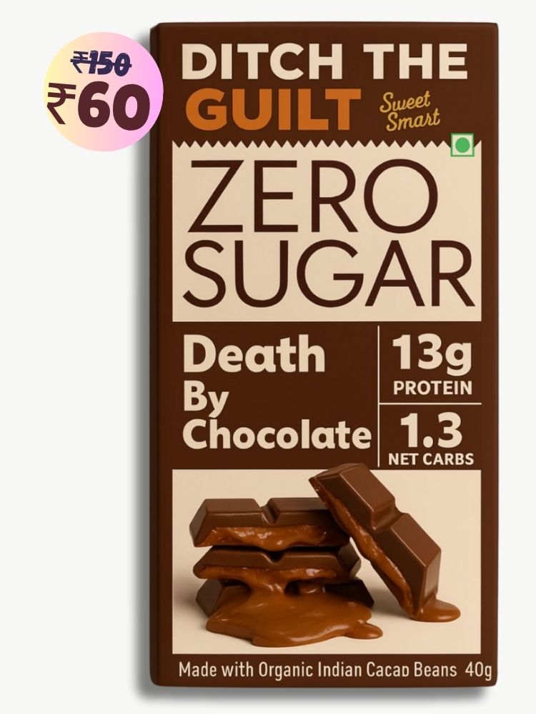 Death By Chocolate • 13g Protein •  Sugar Free Dark Chocolate • 40g