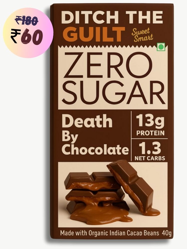 Death By Chocolate • 13g Protein •  Sugar Free Dark Chocolate • 40g