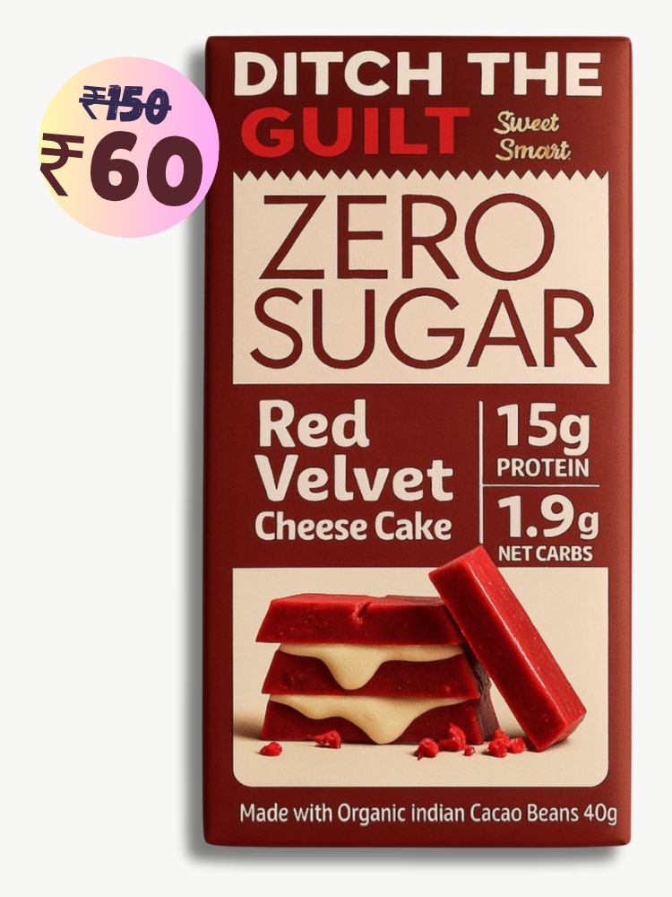 Red Velvet Cheese Cake • 15g Protein •  Sugar Free White Chocolate • 40g