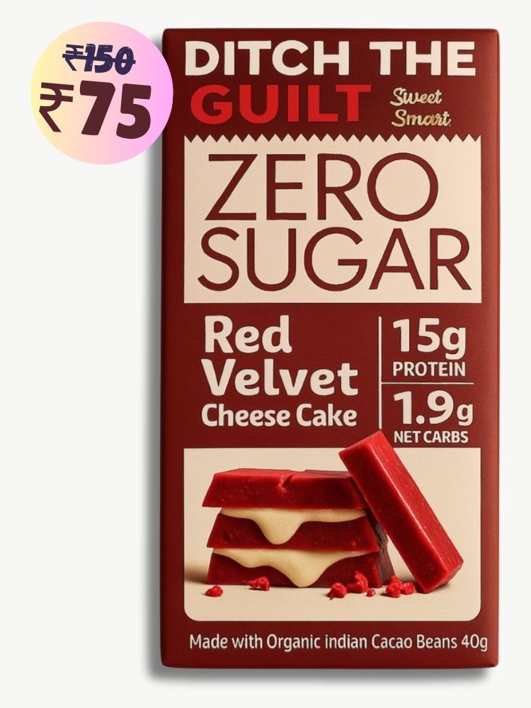 Red Velvet Cheese Cake • 15g Protein •  Sugar Free White Chocolate • 40g