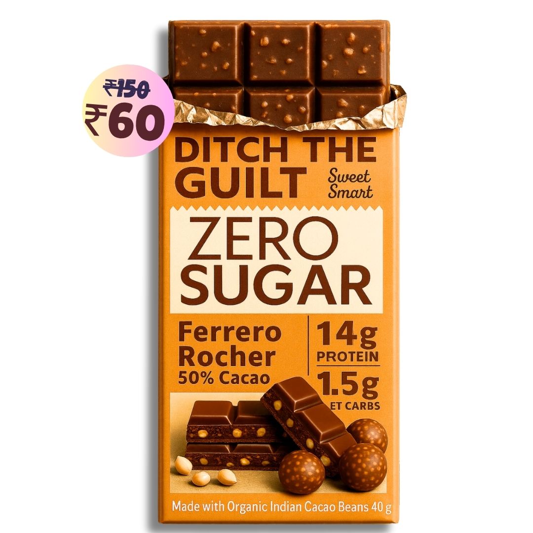 Ferrero Rocher • 14g Protein • Sugar Free Dark Chocolate • 40g bar
