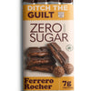 Ferrero Rocher Cheese Cake - Sugar Free Dark Protein Chocolate - Center Filled - High Protein  - 40g