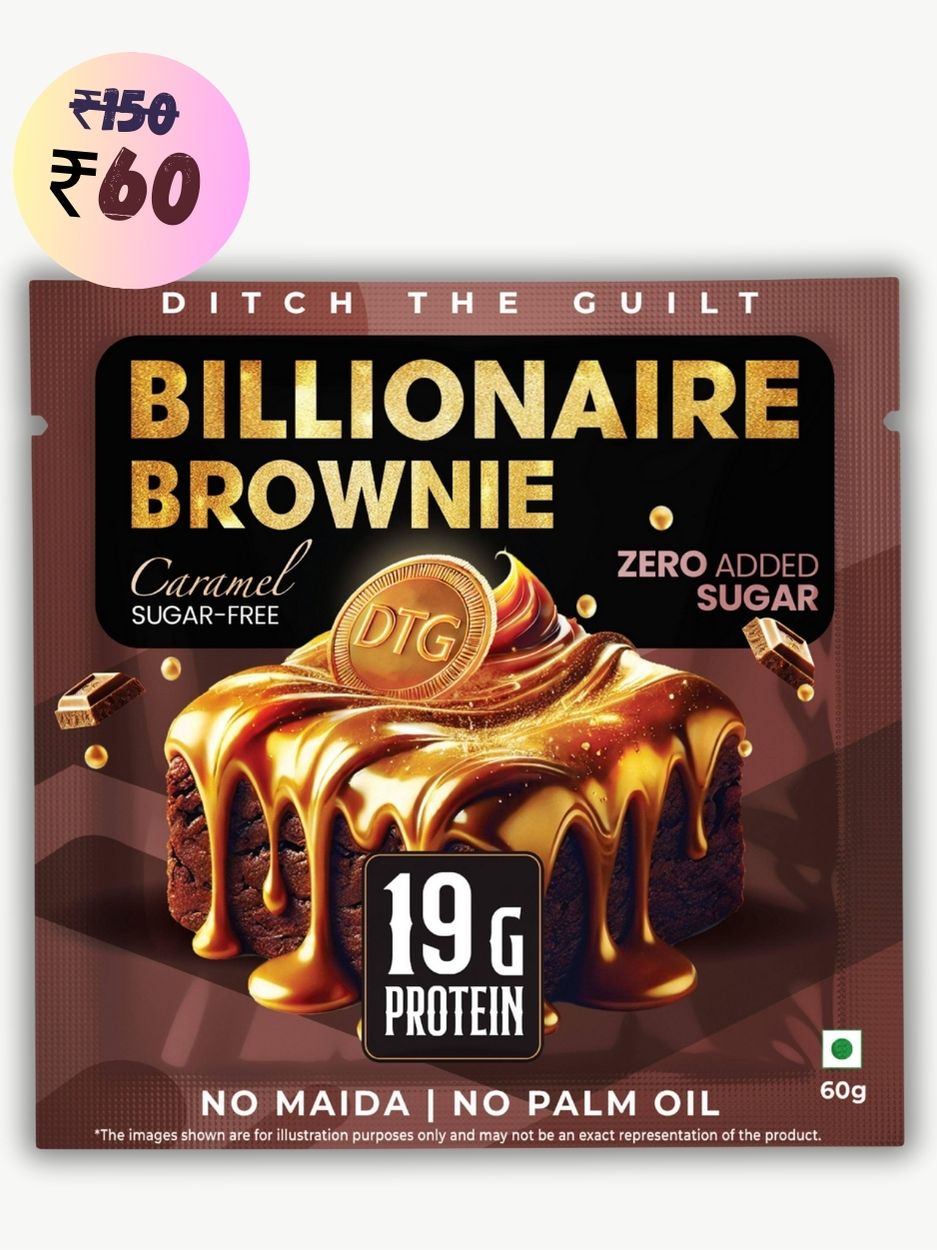 Billionaire Protein Brownie • 19g Protein • Sugar Free & High Protein • Low Net Carbs - 60g