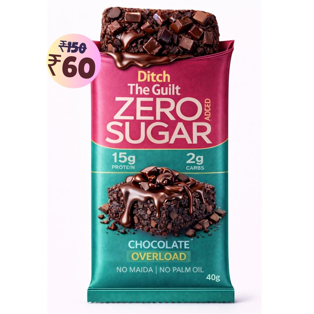 Chocolate Overload Protein Brownie • 15g Protein • Sugar Free High Protein Brownies • 40g