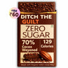 70% Wayanad Indian Cacao Dark Chocolate • 129 Calories • Sugar Free & Low Cal • 40g