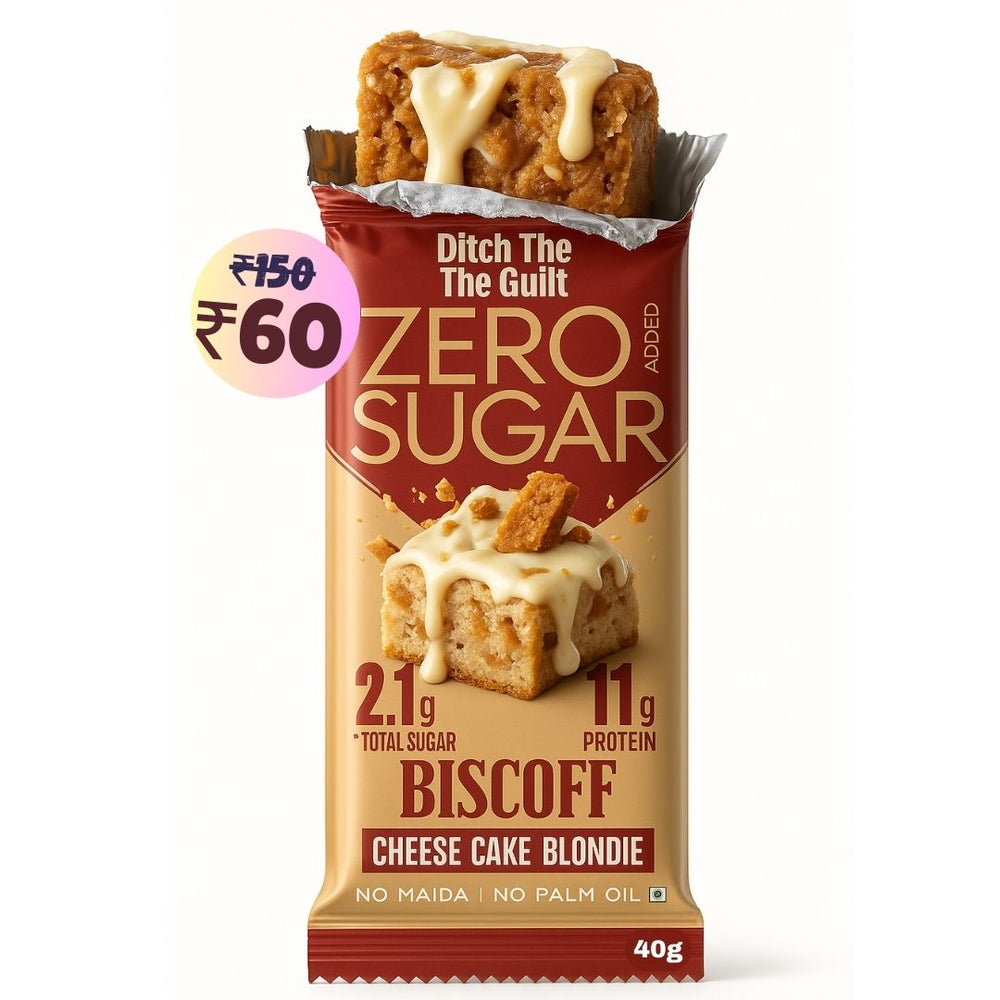 Biscoff Protein Brownie • 11g Protein • Sugar Free & High Protein • 40g