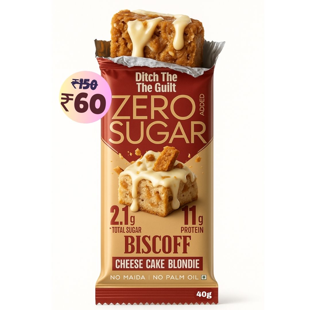 Biscoff Protein Brownie • 11g Protein • Sugar Free & High Protein • 40g