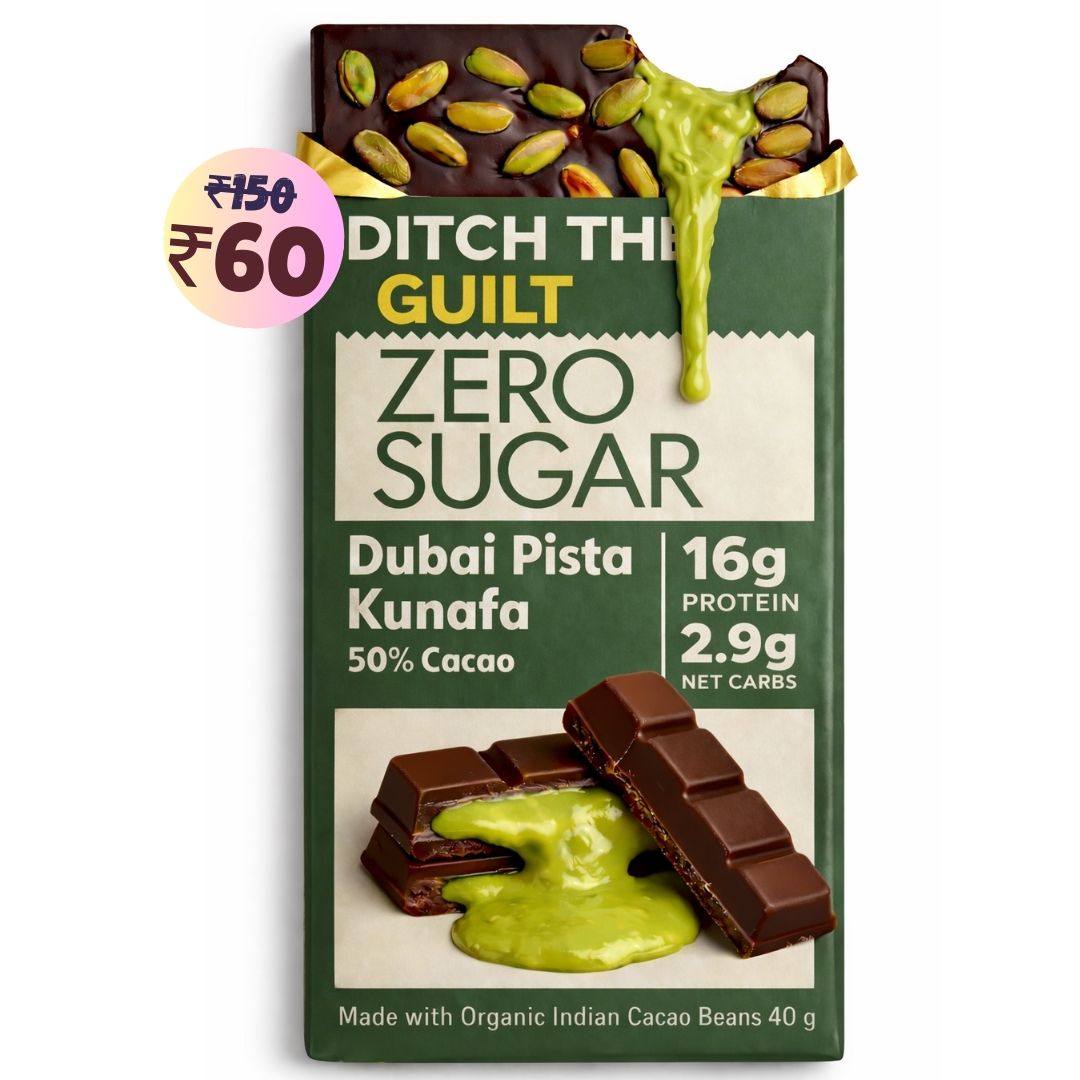 Dubai Pista Kunafa • 16g Protein • Sugar Free & High Protein • 40g