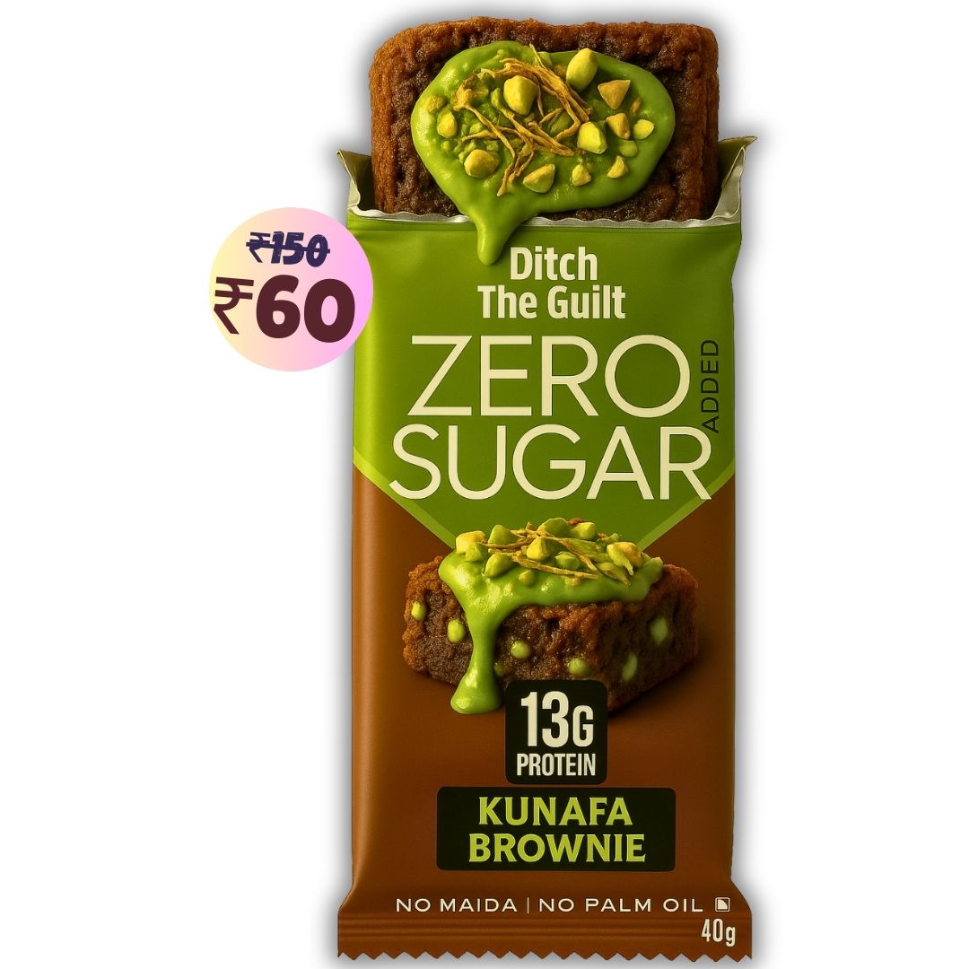 Dubai Pista Kunafa Protein Brownie • 13g Protein • Sugar Free & High Protein • 40g