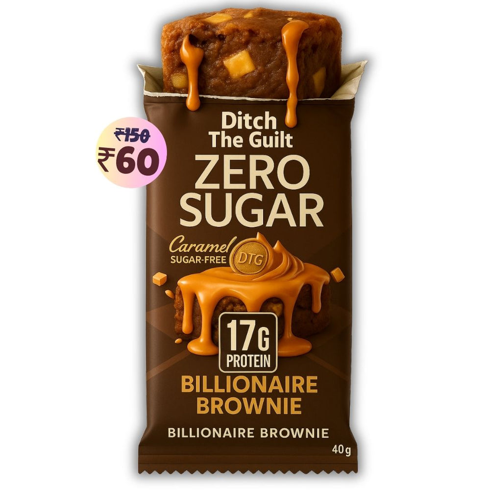 Billionaire Protein Brownie • 17g Protein • Sugar Free & High Protein • 40g