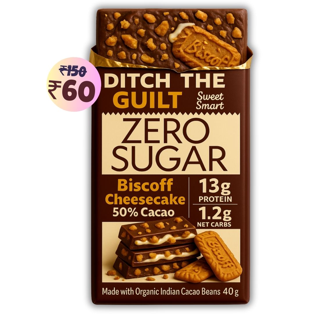 Biscoff Crunchy • 13g Protein • Sugar Free Dark Chocolate • 40g bar