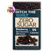 Blueberry Dark Chocolate • 99 Calories • Sugar Free & Low Cal • 40g