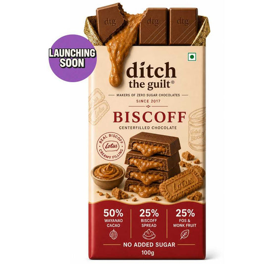 Biscoff • Sugar Free Center-Filled Chocolate Bar • 100g (Launching Soon)