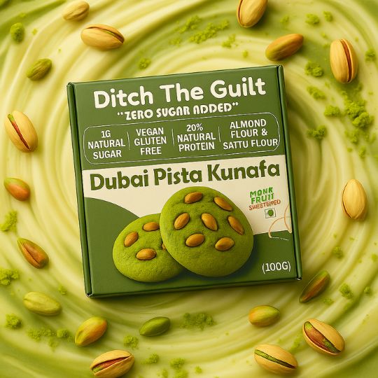 Dubai Kunafa Pista Cookie - 100g