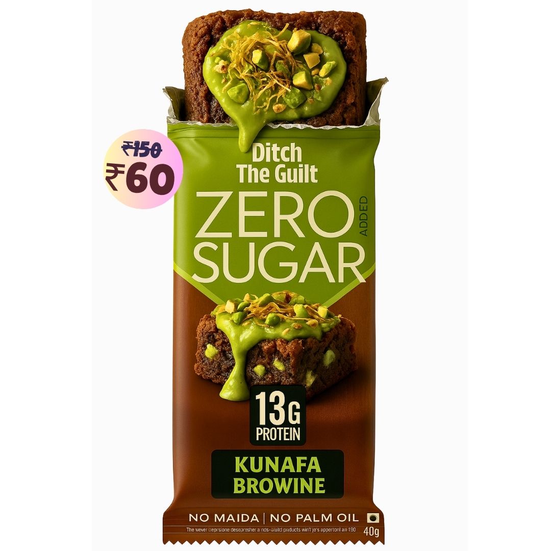 Dubai Pista Kunafa Protein Brownie • 13g Protein • Sugar Free & High Protein • 40g