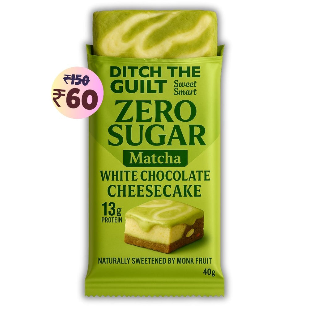 Matcha Protein Brownie • 13g Protein • Sugar Free & High Protein - 40g