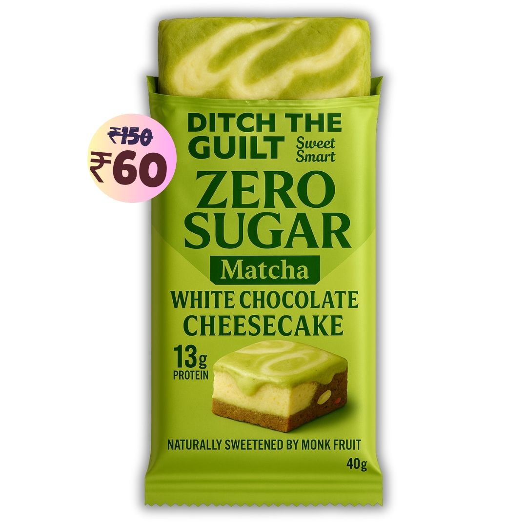 Matcha Protein Brownie • 13g Protein • Sugar Free & High Protein - 40g