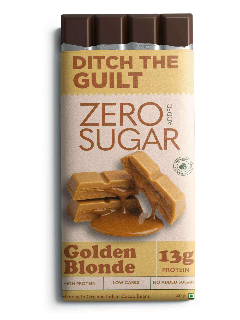 Golden Blondie - Sugar Free Protein Chocolate - Center Filled - High Protein  - 40g