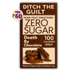 Death By Chocolate • 100 Calories Only • Low Calorie Sugar Free Dark Chocolate • 40g bar