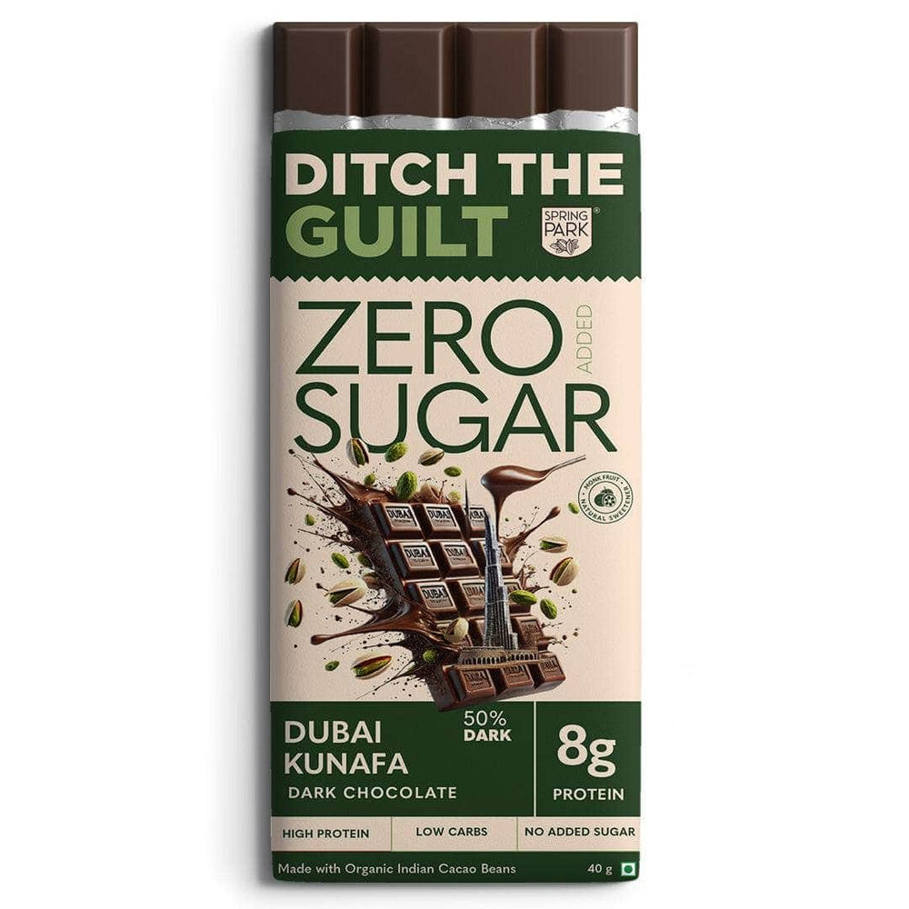 Dubai Kunafa - Dark Protein Chocolate - High Protein - Sugar Free - 40g