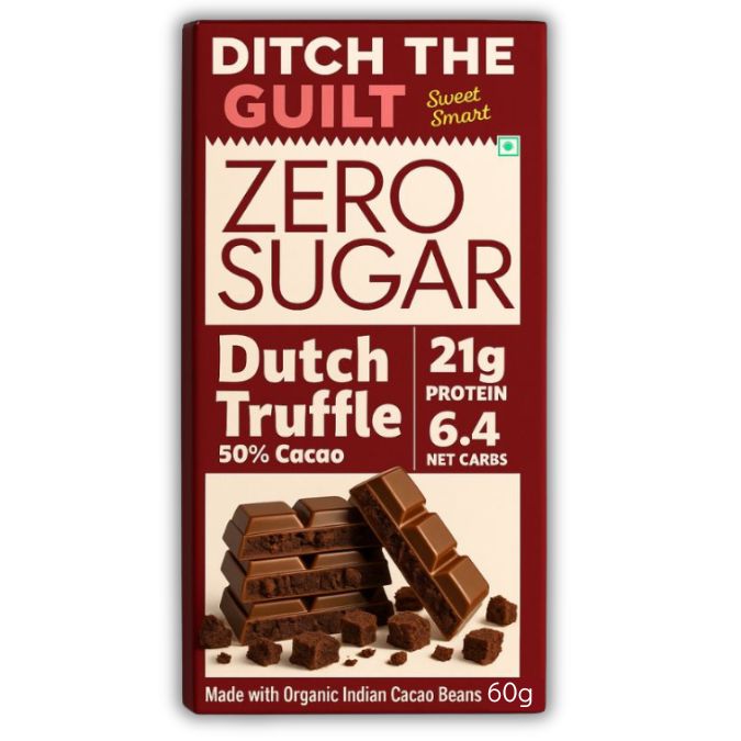 Dutch Truffle  • 21g Protein •  Sugar Free Dark Chocolate • 60g