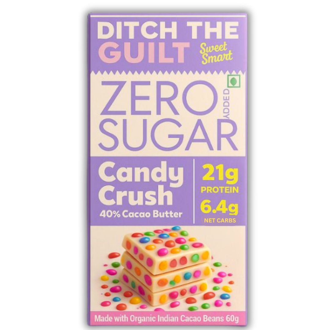 Candy Crush - 21g Protein - 6.4g Net Carbs - 1g Natural Sugar - 60g