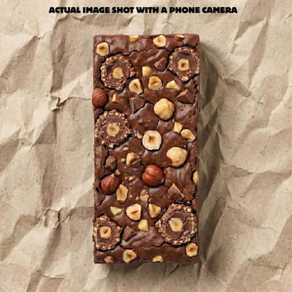 Ferrero Rocher Protein Brownie • 16g Protein • Sugar Free High Protein Brownies • 40g
