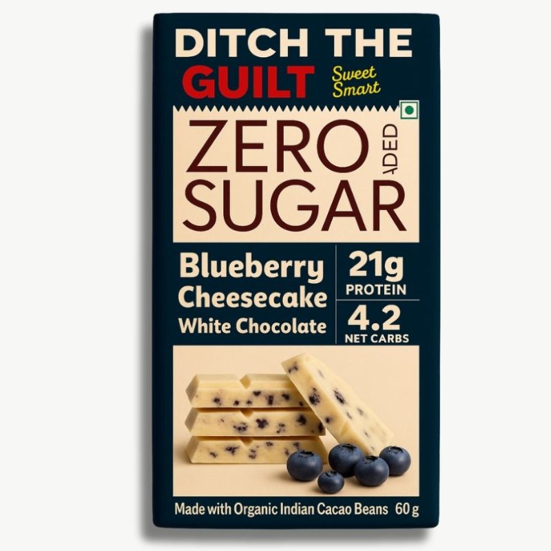Blueberry Cheese Cake - 21g Protein - 4.2g Net Carbs - 1g Natural Sugar - 60g - My Store