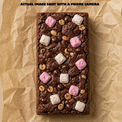 Rocky Road Marshmellow Protein Brownie • 15g Protein • Sugar Free High Protein Brownie • 40g